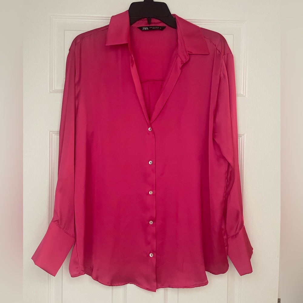 Zara Button Down Blouse